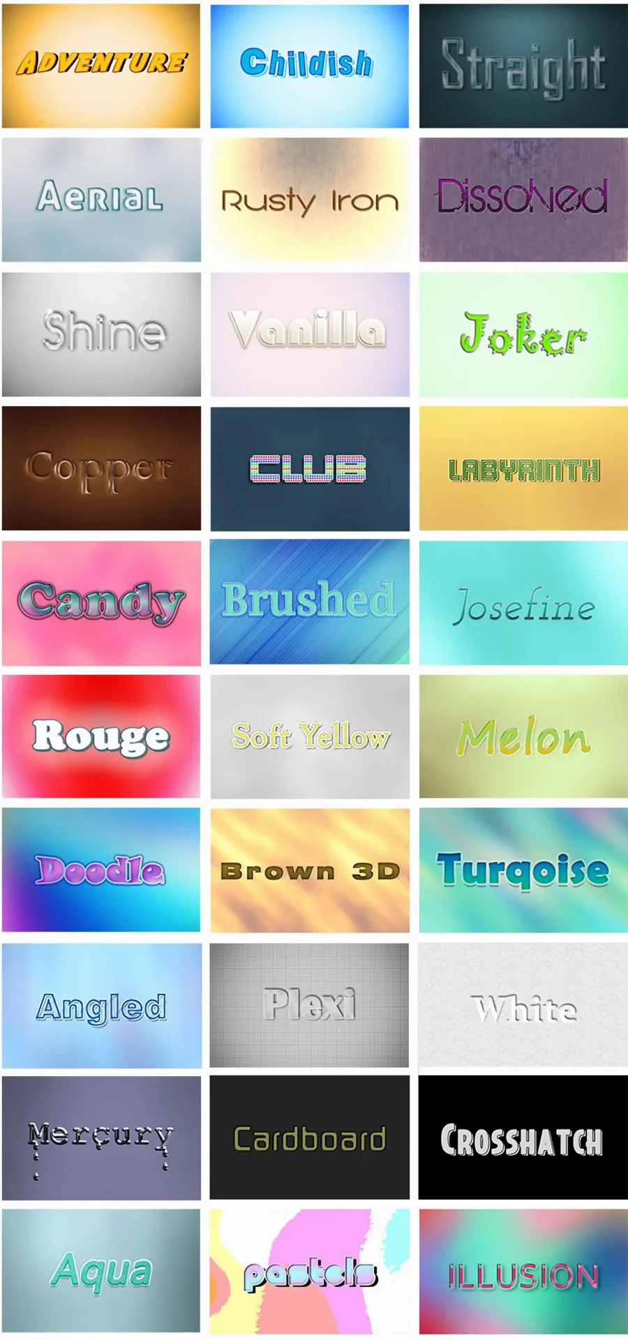 30 Awesome Text Effects free from DealFuel